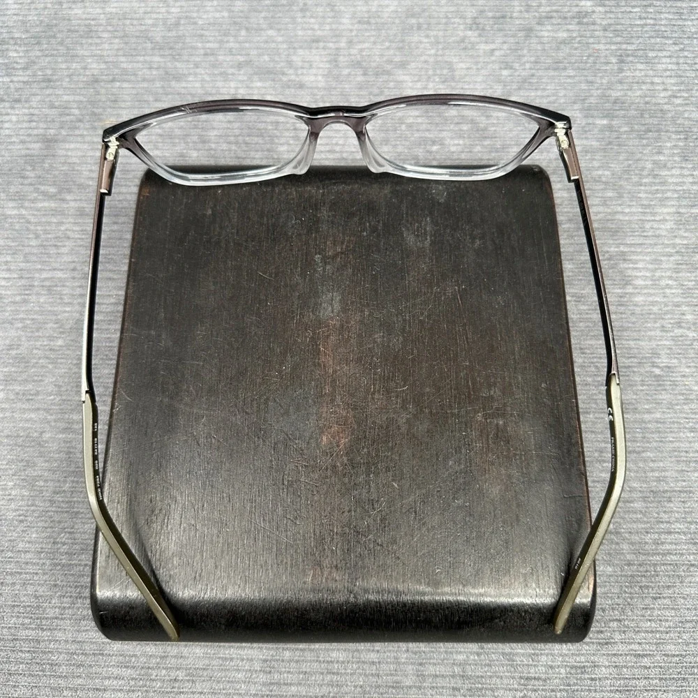 Nike 7284 025 Y2K Eyeglasses Gray Purple Gradient Rectangular Frames 54-16-145